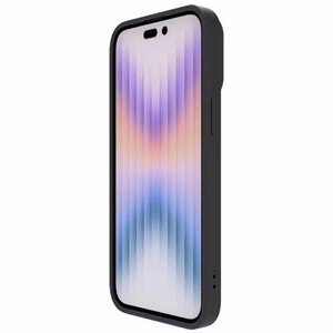 Viedtālruņa apvalks Nillkin CamShield Silky Silicone iPhone 15 Plus (melns)
