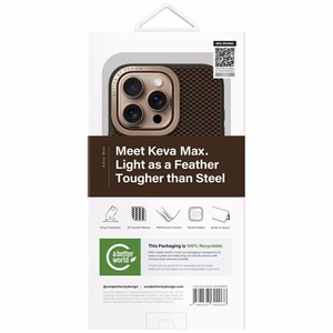 Uniq Keva Max Magclick uzlādes kamera ar statīvu viedtālruņa apvalks iPhone 16 Pro - brūna