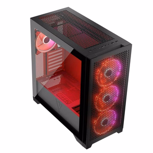 MODECOM VOLCANO EXPANSE T APEX ARGB MIDI datora korpuss, melns