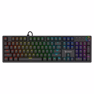 SAVIO STYX Mechanical Keyboard Outemu brūns, Hot Swap, RGB