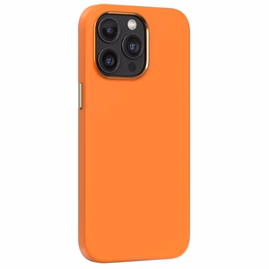 Comma viedtālruņa apvalks Nature Mag iPhone 15 Plus oranžs