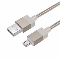 Kabelis USB A uz Micro USB Hoco 2,4A 1 m X110 zeltains