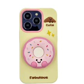 Maciņš 3D DONAT AR STATĪVU IPHONE 13