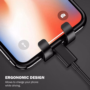 Crong Gravity Auto-Clip gravitācijas automašīnas tālruņa turētājs 4.7–6.5" tālruņiem, melns