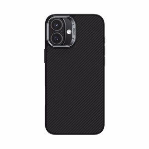 Benks Magnētiskais Armor Pro Kevlara viedtālruņa apvalks iPhone 16 Plus - metāla rāmis 600D - melns (m)