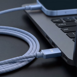 Forever Vibe kabelis USB-C - USB-C 1,0 m 60W debeszils