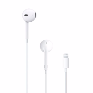 Apple A1748 EarPods MWTY3ZM/A Lightning blisters baltas