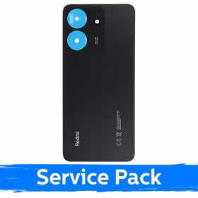 Aizmugurējais vāks saderīgs ar Xiaomi Redmi 13C / Midnight Black / (Service Pack)