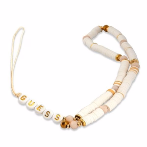 GUESS ремешок для телефона GUSTPEARW (Heishi Beads) белый