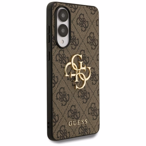 Чехол GUESS для SAMSUNG S25 Edge GUHCS25E4GMGBR (4G PU Big Logo) коричневый