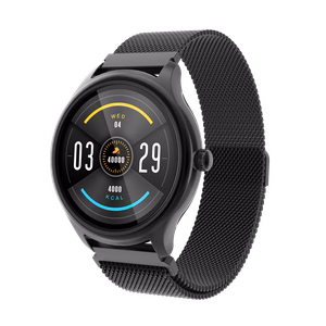 Forever viedpulkstenis ForeVive 3 SB-340 melns ar bluetooth skaļruni 3W
