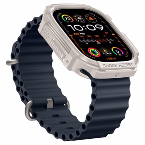 Spigen Rugged Armor apvalks Apple Watch Ultra 1 / 2 (49mm) - bēšs