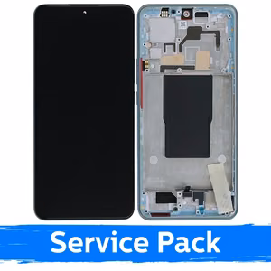 LCD displejs Xiaomi 12T (12T Pro) ar rāmīti / zils / (Service Pack)