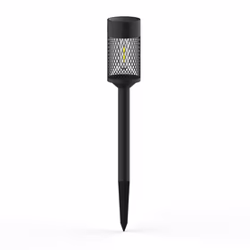 Forever Light Solar LED Lampa Steel Post SUNARI FLS-15 melns