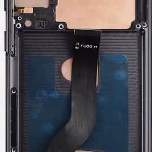 LCD экран Samsung G985F/G986F S20 Plus с сенсорным экраном и рамкой чёрный OLED (реальный размер)