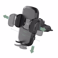 Tech-Protect V3 automašīnas tālruņa turētājs CD ievietnei - melns