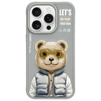 Nimmy Cool&Cute 2.0 viedtālruņa apvalks iPhone 15 Pro - pelēks