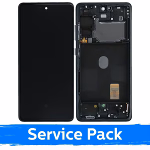 LCD-дисплей для Samsung G780 S20 FE (G781 S20 FE 5G) в рамке Cloud Navy Blue (Service Pack)