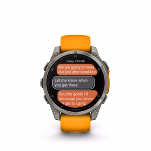 SMARTWATCH FENIX 8 SAPPHIRE/ORANGE 010-02904-11 GARMIN
