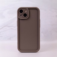 Rim TPU maciņš for iPhone 12 Pro 6,1" brūns
