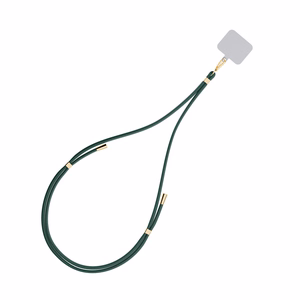 3mk EasyClip tālruņa aukliņa, tumši zaļa (zelta krāsas furnitūra)