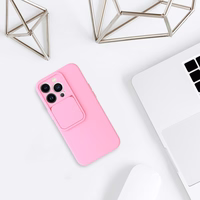 Viedtālruņa apvalks Camshield Soft Iphone 13 Pro gaiši rozā