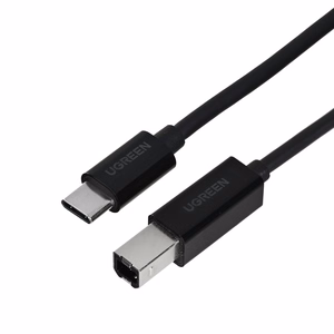 Ugreen 50446 USB kabelis USB 2.0 2 m USB C Mini-USB B melns