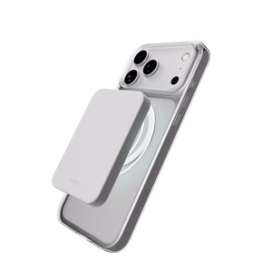 Puro Lite Mag TPU+PC viedtālruņa apvalks saderīgs ar MagSafe iPhone 17 Pro - caurspīdīgs ar baltu gredzenu