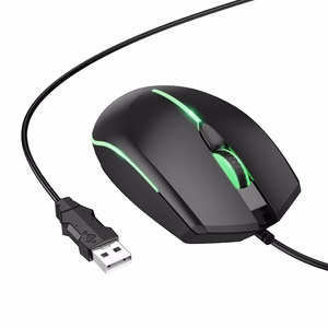 Vadu spēļu pele Hoco USB A 2400 dpi GM37 melna