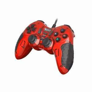 Genesis Mangan 200 NJG-1425 – vadu USB spēļu kontrolieris datoram/PS3, sarkans