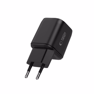 Tech-Protect NCA100W-GaN 3 pieslēgvietu 100 W PD 3.2/QC 3.0 tīkla barošanas adapteris – melns