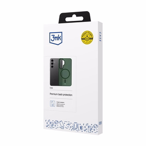 3mk Smoke MagCase priekš Samsung Galaxy S24 zaļš-caurspīdīgs