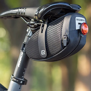 Rockbros B74 velosipēda sēdekļa soma 0.75L - melna