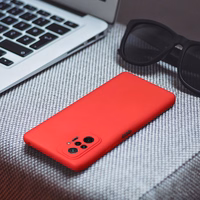 Mīksts viedtālruņa apvalks XIAOMI Redmi Note 14 4G (GLOBAL - 164,84mm x 78,15mm x 8,16mm) sarkans