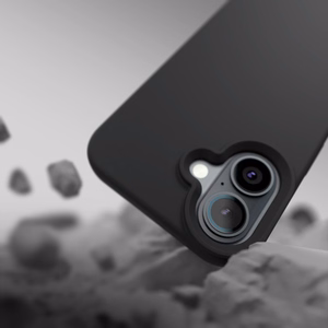 Etteri Silikona Mag maciņš for iPhone 17 melns