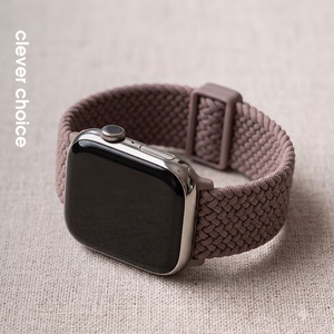 Crong Wave Band pīta Apple Watch siksniņa, 44/45/46/49 mm, brūna
