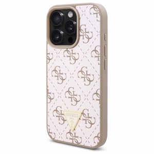 Guess New 4G Triangle viedtālruņa apvalks iPhone 16 Pro - balts