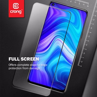 Crong 7D Nano elastīgs Glass - 9H Hybrid Glass Full Screen OPPO realme C11