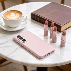 Tech-Protect Silikona MagSafe Maciņš for Samsung Galaxy S26+ - rozā