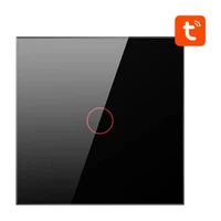 Viedais gaismas slēdzis ZigBee Avatto ZTS02-EU-B1 1 Way TUYA (melns)