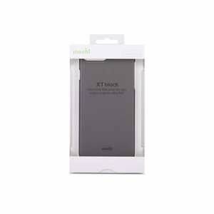 Moshi XT īpaši plāns caurspīdīgs cietais vāciņš iPhone 8 Plus / 7 Plus, “Stealth Black” krāsā