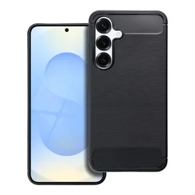 Oglekļa šķiedras apvalks viedtālrunim SAMSUNG S25 - melns