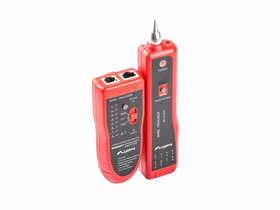 Lanberg NT-0501 network cable tester melns, sarkans