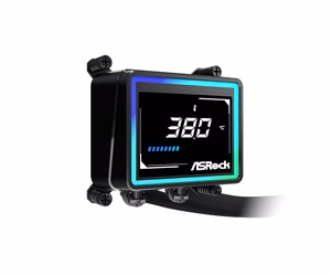 Asrock Challenger 360 Digital procesora šķidruma dzesēšanas komplekts 12 cm melns