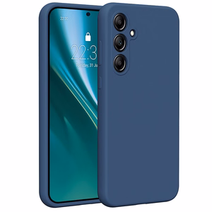 Etteri Silicone чехол Samsung Galaxy A35 5G темно-синий