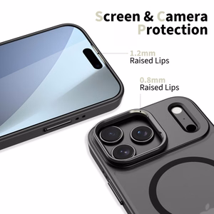 Tech-Protect MagStand MagSafe viedtālruņa apvalks iPhone 17 Pro Max - matēts melns