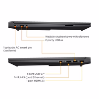 HP Victus 15-fb3040nw Ryzen 7 7445HS 15,6" IPS 144Hz 300nits AG 16GB DDR5 5600 SSD512 RTX4050_6GB Cam 720p 70Wh NoOS pelēks 2Y