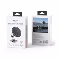 YESIDO MAGNETIC CAR HOLDER C306 BEZVADU 15W, MAGSAFE melns