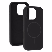 Magsafe plāns silikona viedtālruņa apvalks Iphone 17 Air - melns