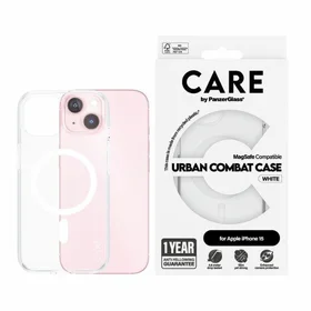 CARE by PanzerGlass Urban Combat Magnētiskais viedtālruņa apvalks iPhone 15 - balts